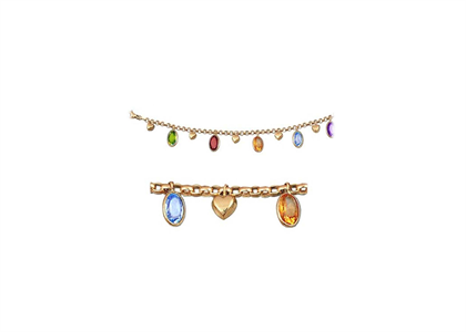 Gold Plated | Gemstone Anklets